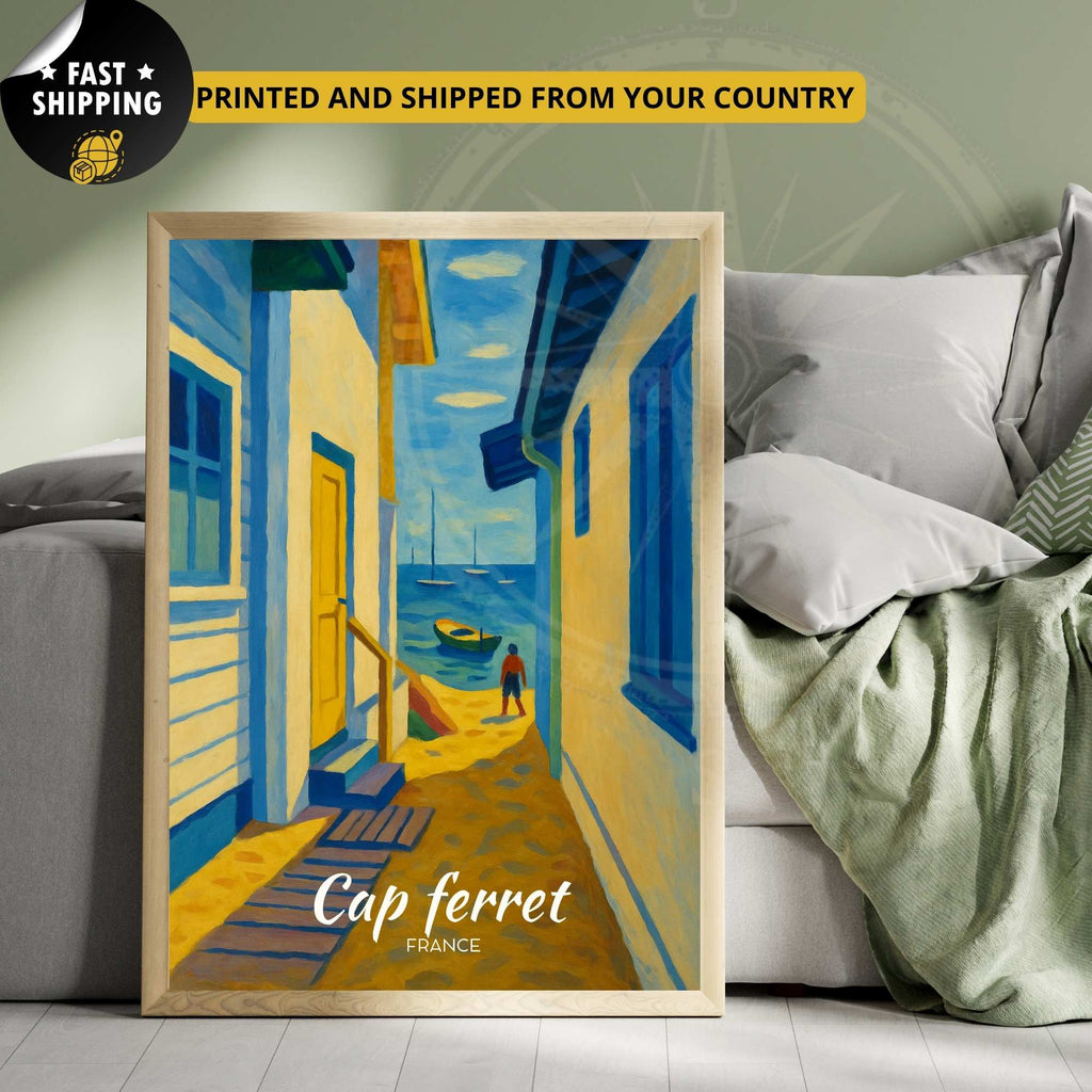 Affiche de voyage Cap Ferret | Poster Cap Ferret | Affiche France