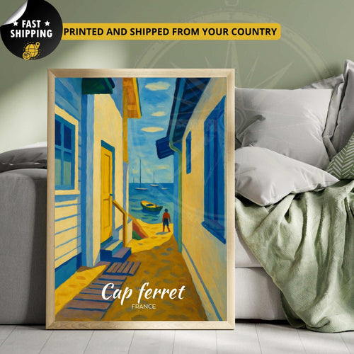 Affiche de voyage Cap Ferret | Poster Cap Ferret | Affiche France