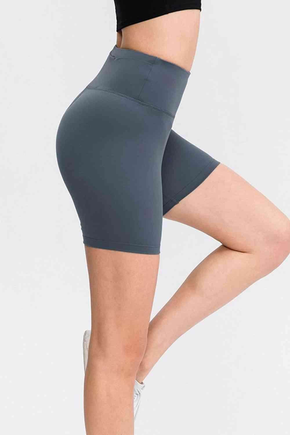 Wide Waistband Sports Shorts for Active Women and Girls